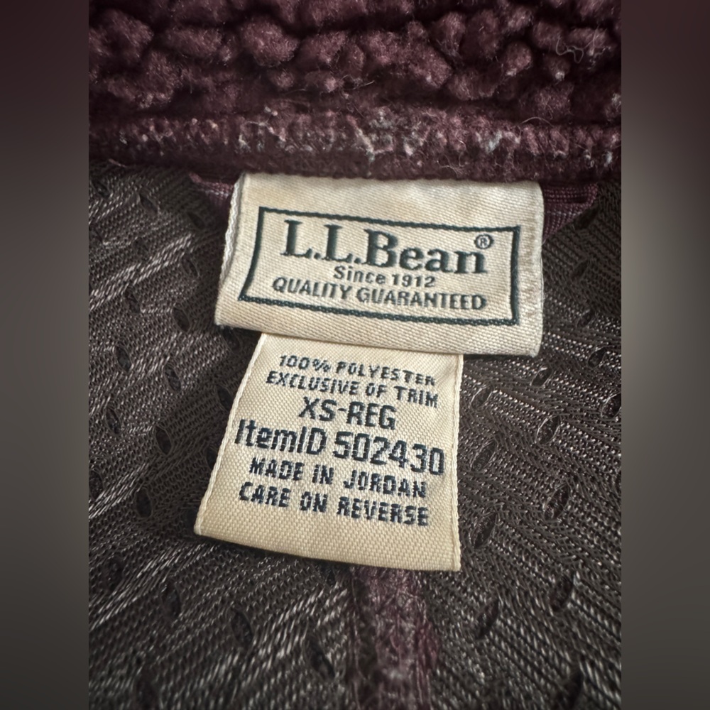 L.L. Bean Sherpa Vest - Picture 7 of 8